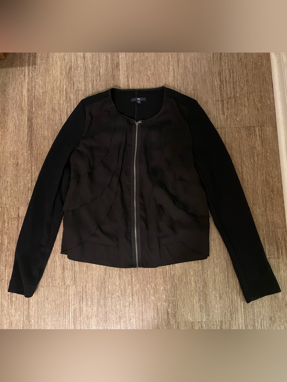 Black Women's Zip Front Jacket - Unbranded